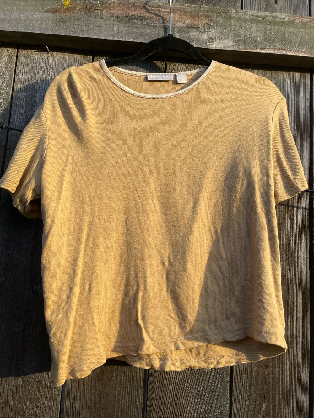 Casual Women's gold Short-Sleeve Tee
